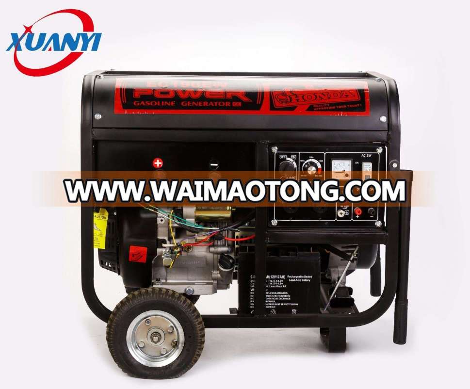 5kw 188f Power Engine Electric Start Silent Welding Gasoline Generator