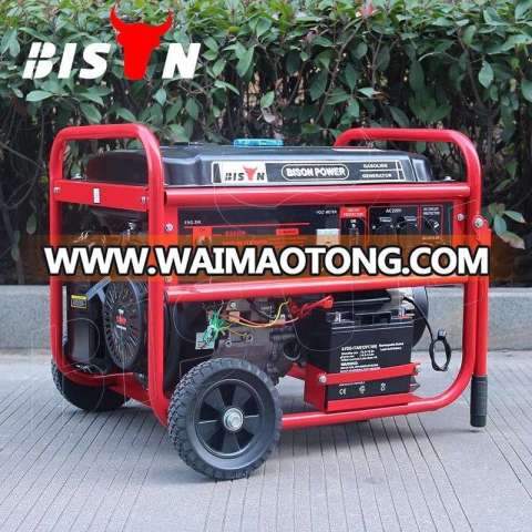 Bison (China) BS5500t (H) 4kw 4kVA 220V 50Hz 1 Year Warranty Small MOQ Fast Delivery Generator Gas