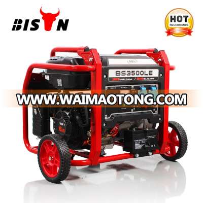 BISON(CHINA) Kraft 3 phase 15hp gasoline generator with electric circuit