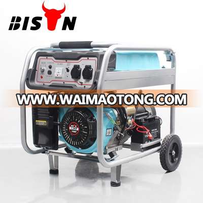 BISON(CHINA) Myanmar 7kw 3 phase 15hp gasoline generator hh7500