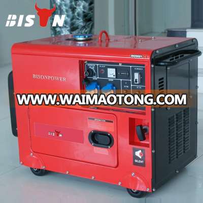 Bison China Super Silent Honda 5kw Diesel Engine Generator Price Small Portable Diesel Generator