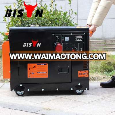 BISON(CHINA) CE Approved Portable, Silent Diesel Generator 5KW 3 Phase Diesel Engine Power Diesel Engine Generator