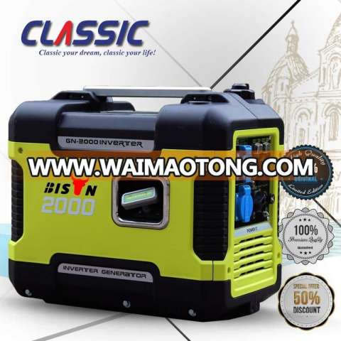 New Design 4.0 L Portable 2KW Inverter Generator Gasoline Generator 2000i for home use supper silent gasoline generator